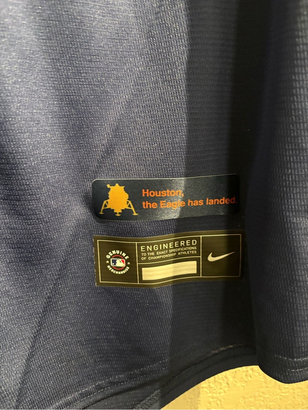 Nike Navy Jersey with Orange & Gold Accents - Picture 6 of 6